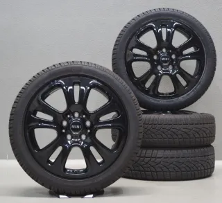 Mini Cooper F55 F56 F57 17 Zoll Winterkompletträder I Double Spoke 510 - Bild 1