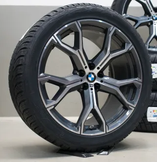 Original BMW X5 G05 I X6 G06 21 Zoll Winterkompletträder I M741 - Bild 3