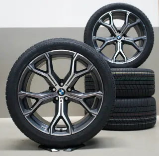 Original BMW X5 G05 I X6 G06 21 Zoll Winterkompletträder I M741 - Bild 1