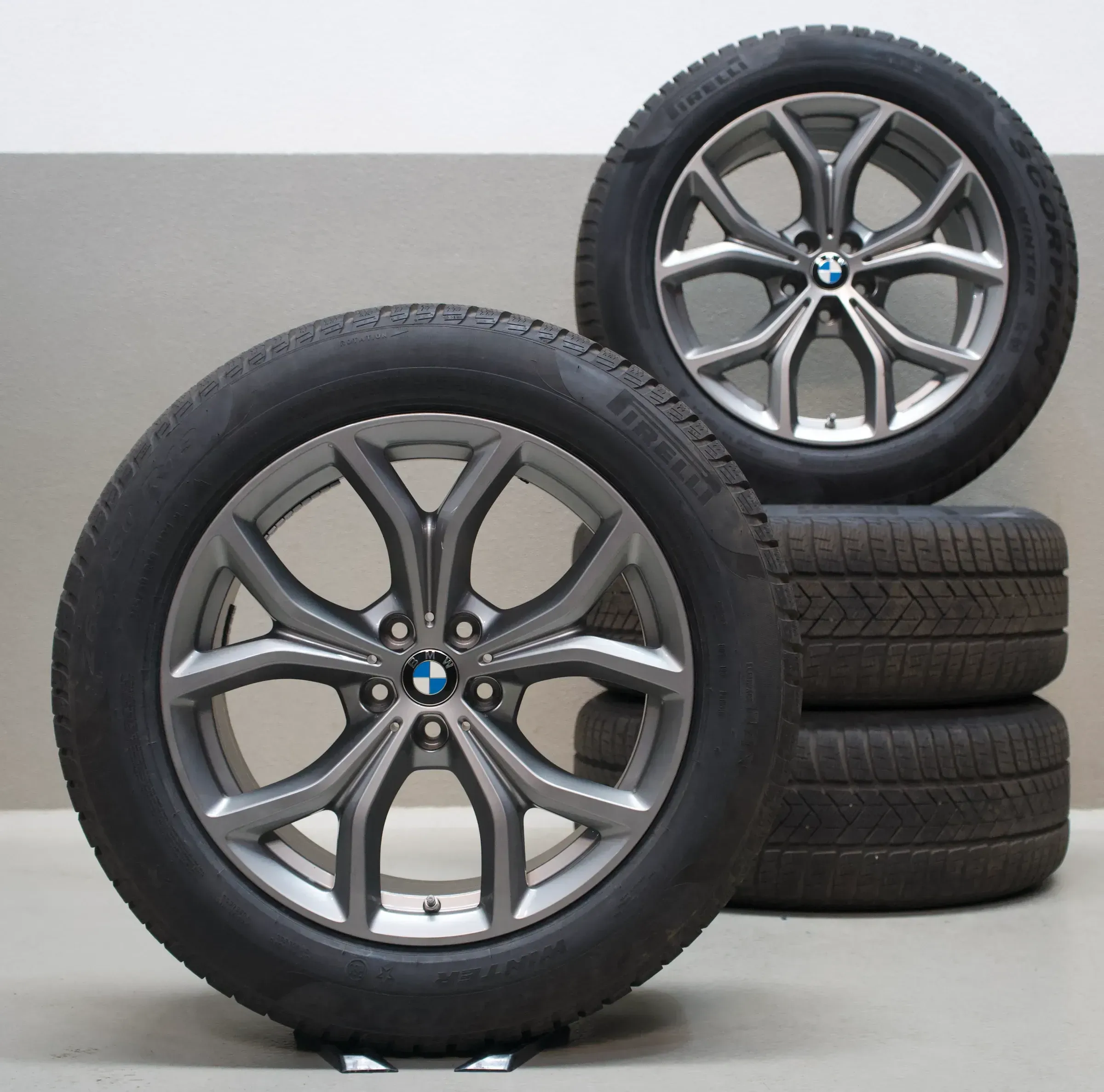 Original BMW X5 G05 I X6 G06 19 Zoll Winterkompletträder I 735 - Bild 1