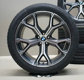 Original BMW X5 G05 I X6 G06 21 Zoll Winterkompletträder I M741 - Bild 2